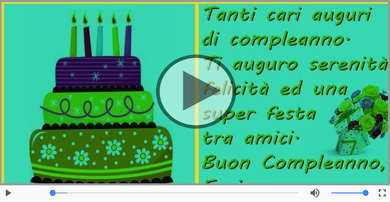 It's your birthday Enrico ... Buon Compleanno!