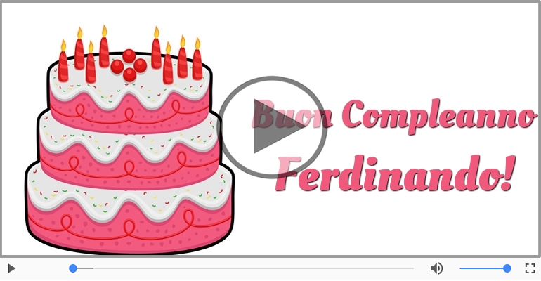 Tanti Auguri di Buon Compleanno Ferdinando!