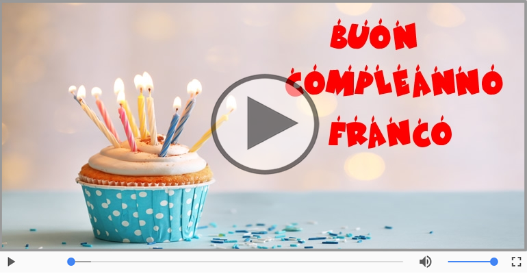 It's your birthday Franco ... Buon Compleanno!
