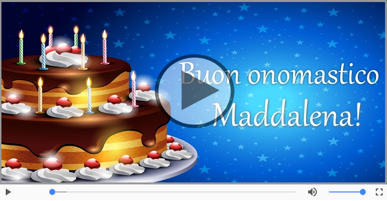 It's your birthday Maddalena ... Buon Compleanno!