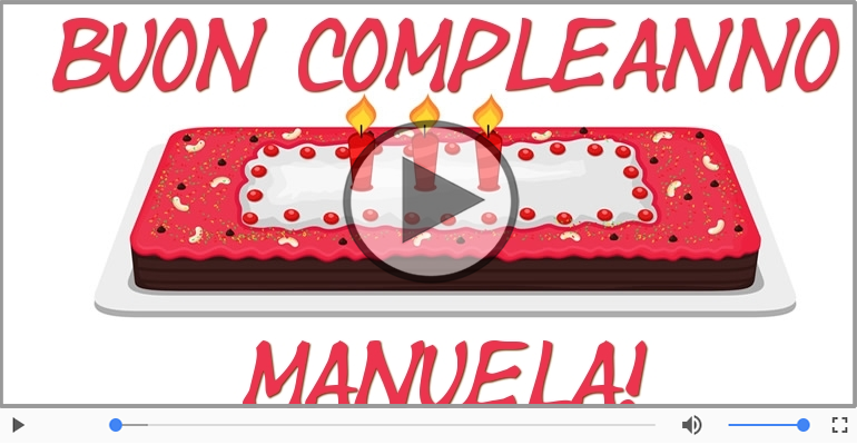 Tanti Auguri di Buon Compleanno Manuela!