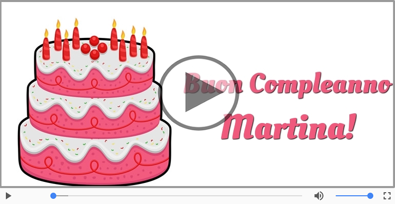 It's your birthday Martina ... Buon Compleanno!