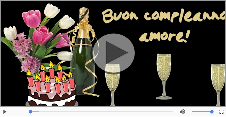 Happy Birthday Amore Mio! Buon Compleanno Amore Mio!