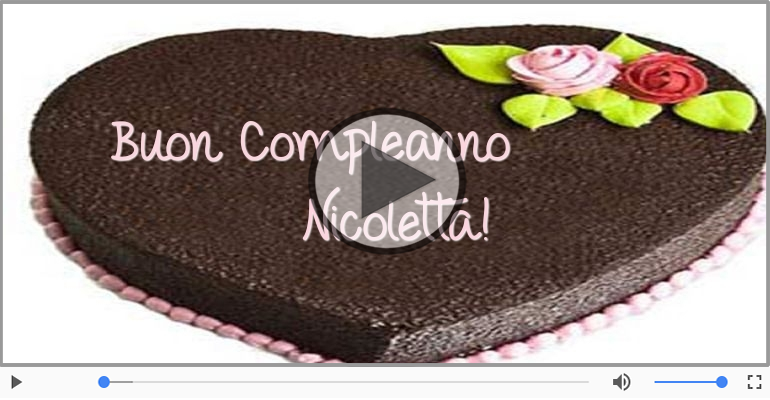 Happy Birthday Nicoletta! Buon Compleanno Nicoletta!