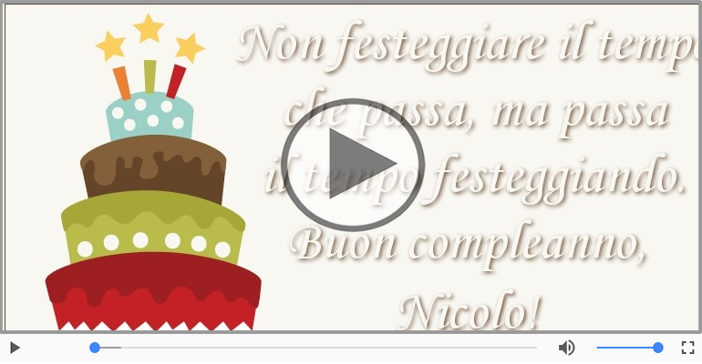 Tanti Auguri di Buon Compleanno Nicolo!