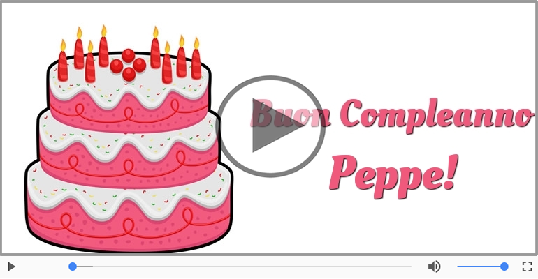 Tanti Auguri di Buon Compleanno Peppe!