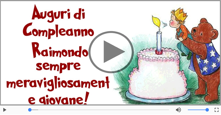 It's your birthday Raimondo ... Buon Compleanno!