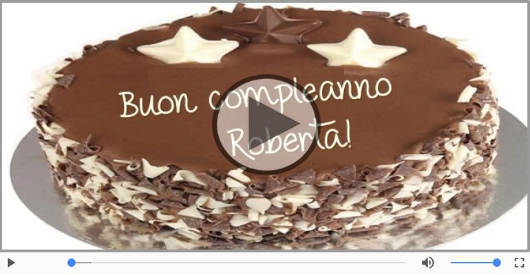 It's your birthday Roberta ... Buon Compleanno!