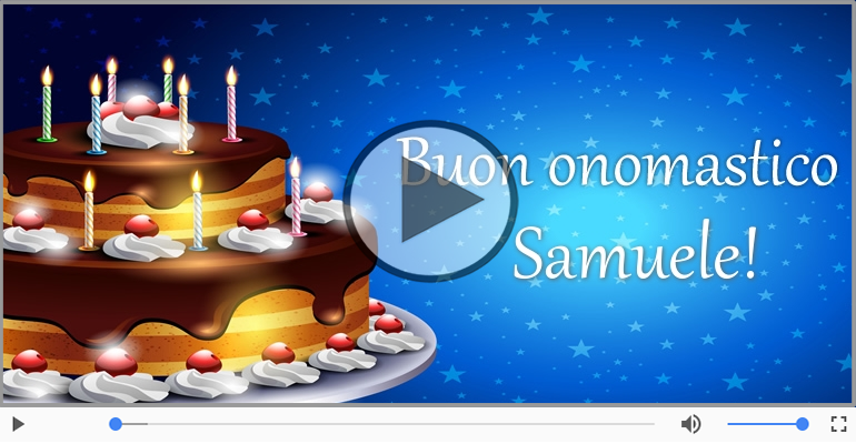 Buon Compleanno Samuele!