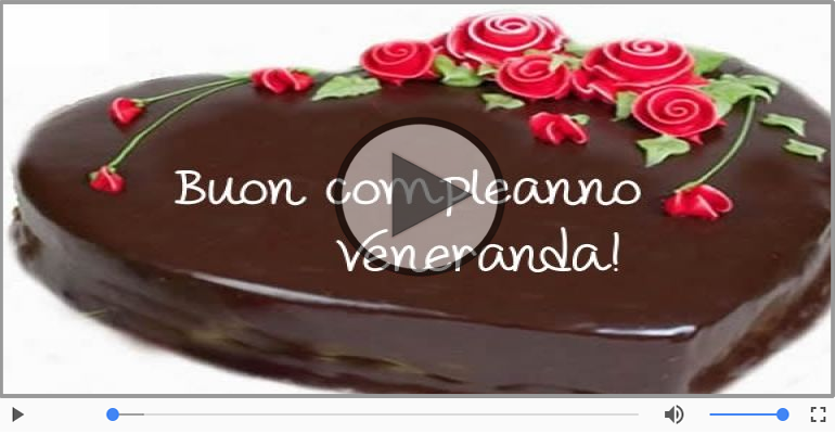 Happy Birthday Veneranda! Buon Compleanno Veneranda!