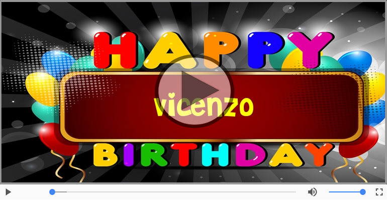 Buon Compleanno Vicenzo!