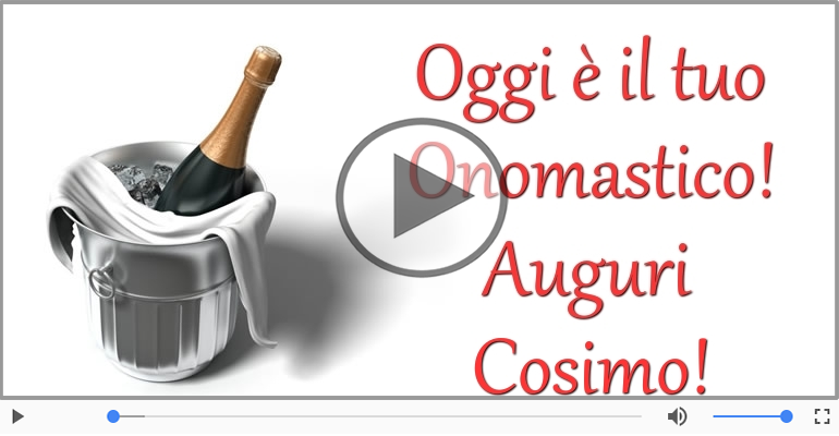 Buon Onomastico Cosimo!