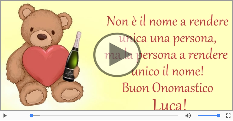Buon Onomastico Luca!